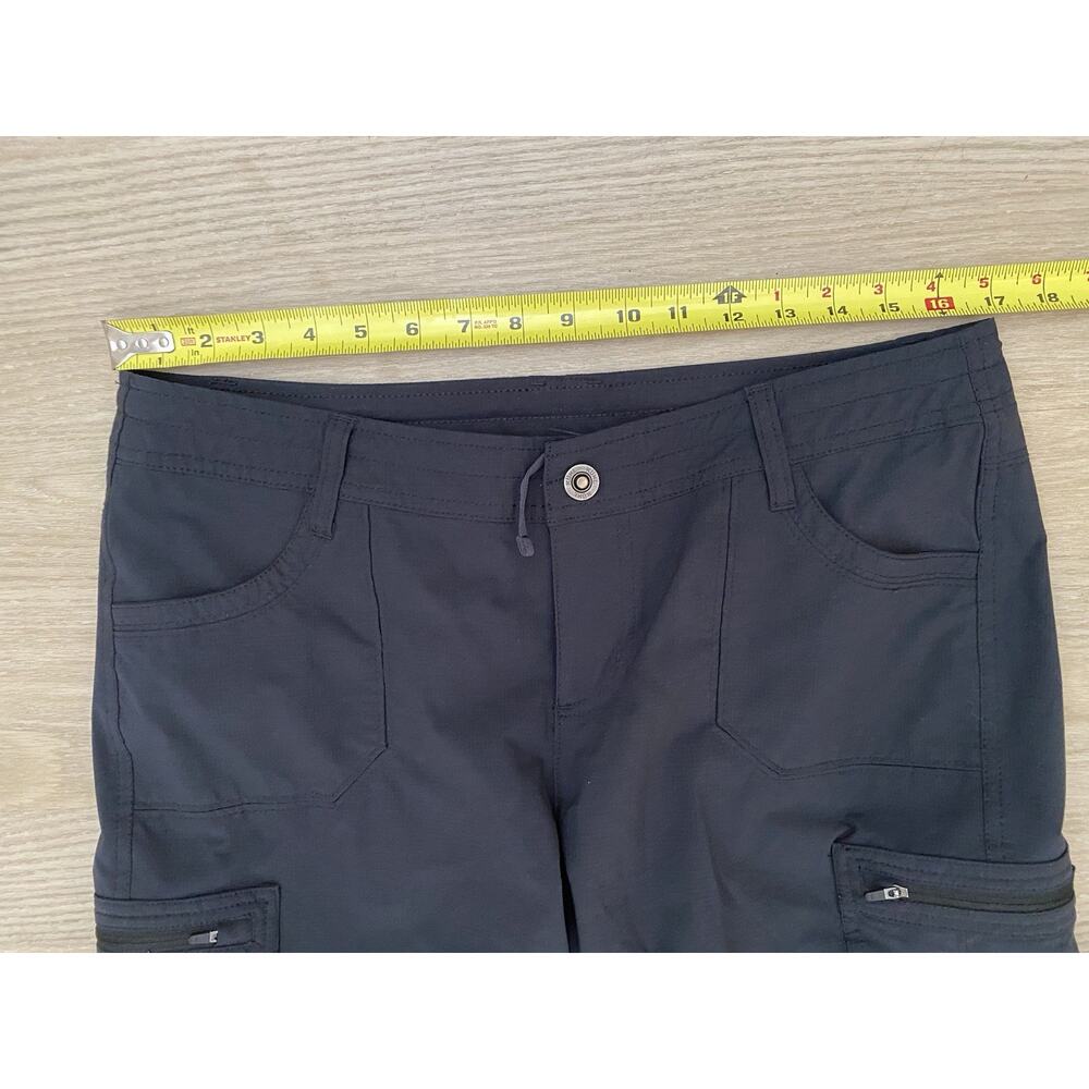 Kuhl Womens Horizon Convertible Pants Shorts Hiking Gorpcore Black Sz 12 Reg - Picture 13 of 16